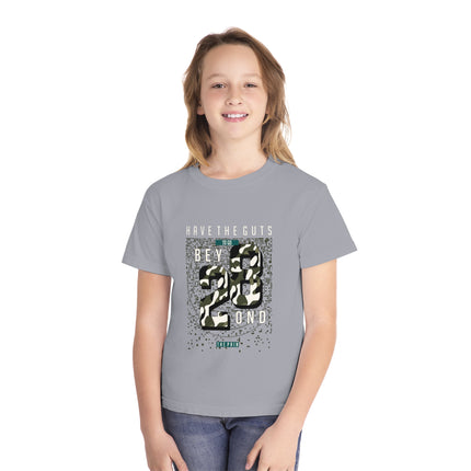 Typography themed Youth Midweight Tee