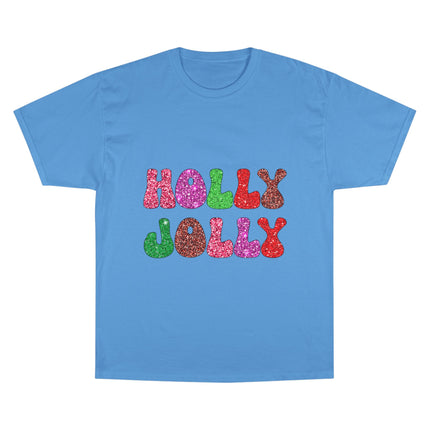 Champion-T-Shirt mit Weihnachtsmotiv
