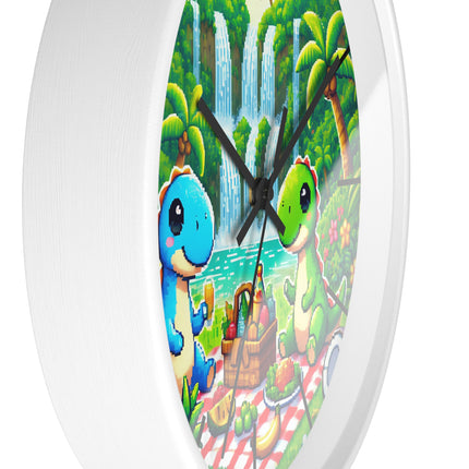 Cute 2 Dino design themed Wall Clock