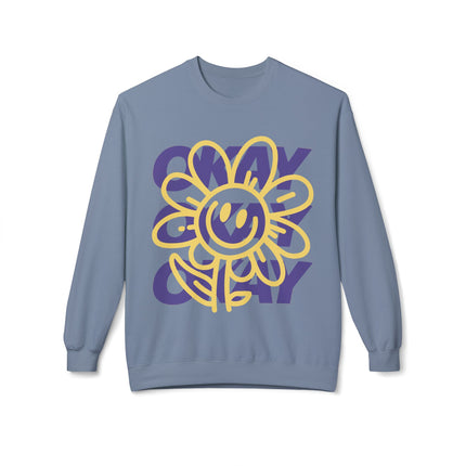 Unisex-Sweatshirt mit Rundhalsausschnitt aus mittelschwerem Softstyle-Fleece
