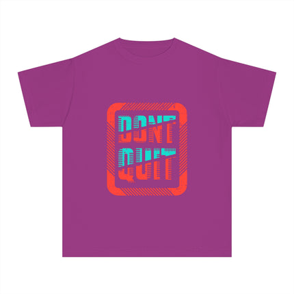 Typography themed Youth Midweight Tee