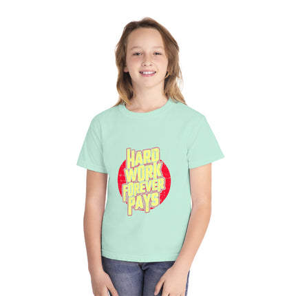 Typography themed Youth Midweight Tee