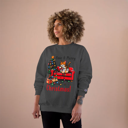 Christmas themed Champion Sweatshirt