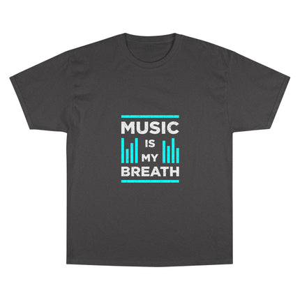 Champion-T-Shirt mit Typografie-Motiv