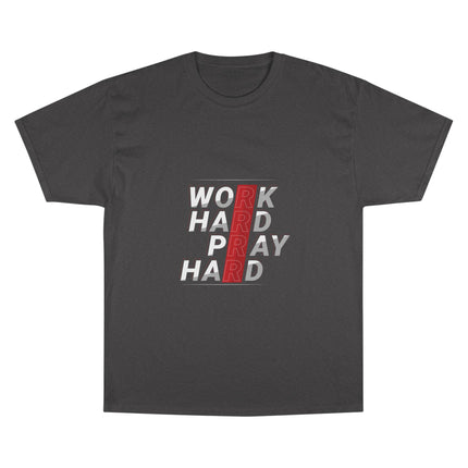 Champion-T-Shirt mit Typografie-Motiv
