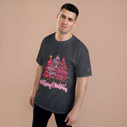 Champion-T-Shirt mit Weihnachtsmotiv