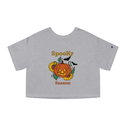 Champion Damen Heritage Cropper T-Shirt mit Halloween-Motiv