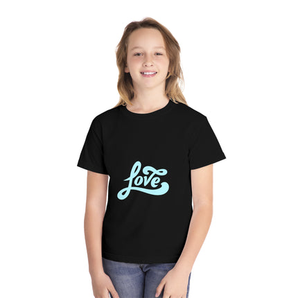 Typography themed Youth Midweight Tee