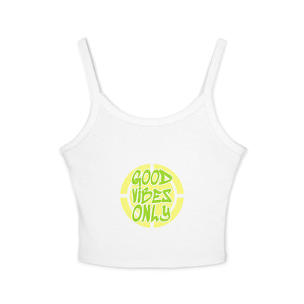 Typografie Themen Damen Spaghetti Strap Tank Top 