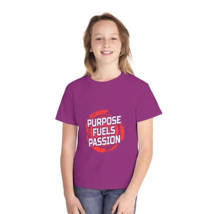 Typography themed Youth Midweight Tee