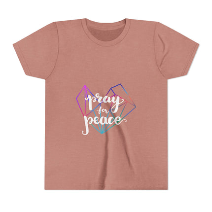 Kurzärmeliges Jugend-T-Shirt mit Typografie-Motiv