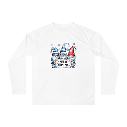 Christmas themed Unisex Performance Long Sleeve Shirt