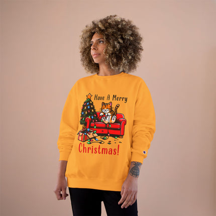 Christmas themed Champion Sweatshirt