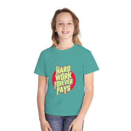 Typography themed Youth Midweight Tee