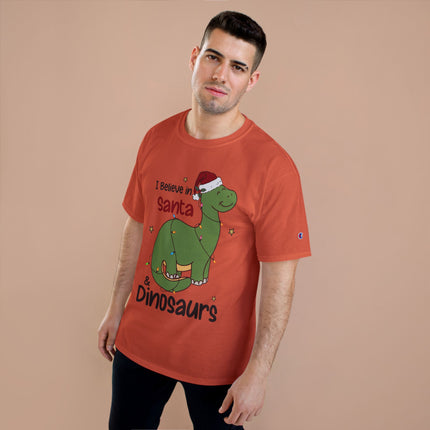 Champion-T-Shirt mit Weihnachtsmotiv