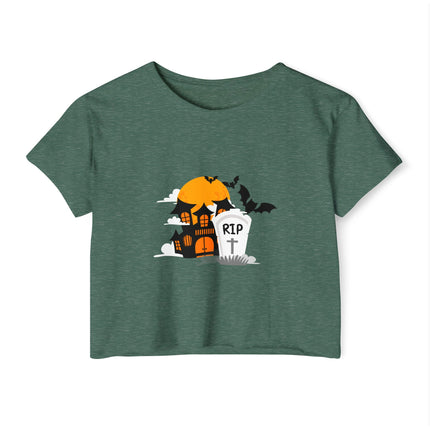 Halloween-Festival-Crop-Top für Damen