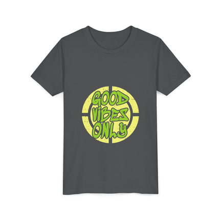 Kurzärmeliges Jugend-T-Shirt mit Typografie-Motiv