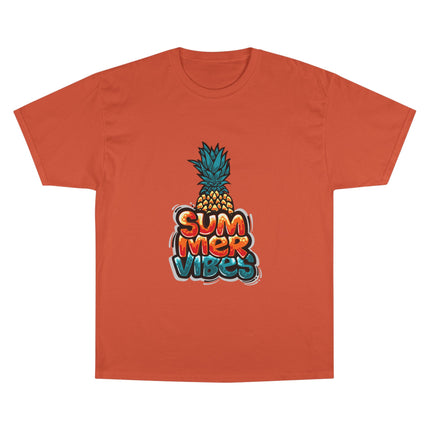 Champion-T-Shirt mit Typografie-Motiv
