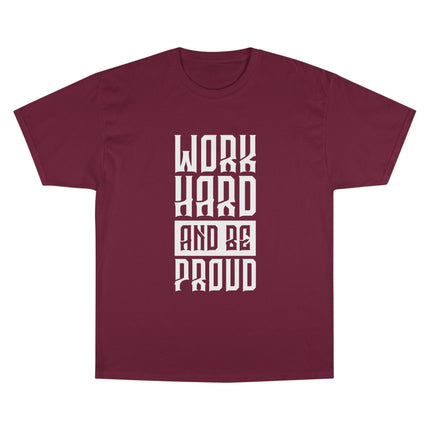 Champion-T-Shirt mit Typografie-Motiv