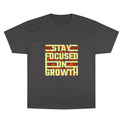 Champion-T-Shirt mit Typografie-Motiv