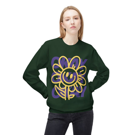 Unisex-Sweatshirt mit Rundhalsausschnitt aus mittelschwerem Softstyle-Fleece
