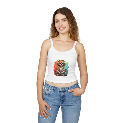 Halloween-Themen Damen Spaghetti Strap Tank Top 