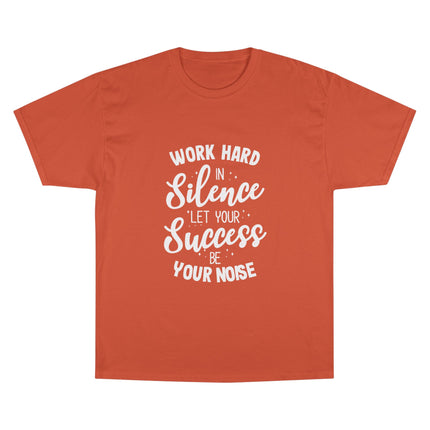 Champion-T-Shirt mit Typografie-Motiv