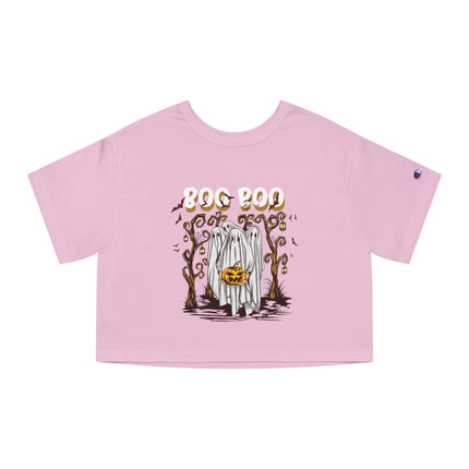 Halloween themed Champion Women's Heritage Cropper T-Shirt