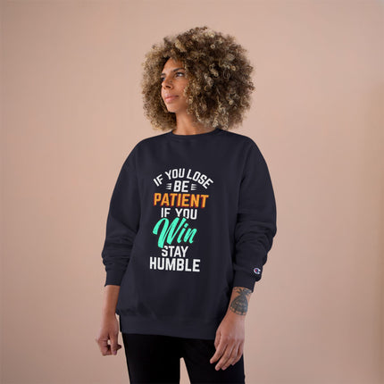 Champion-Sweatshirt mit Typografie-Motiv