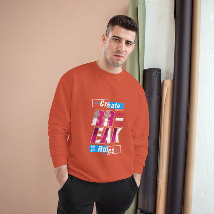 Champion-Sweatshirt mit Typografie-Motiv