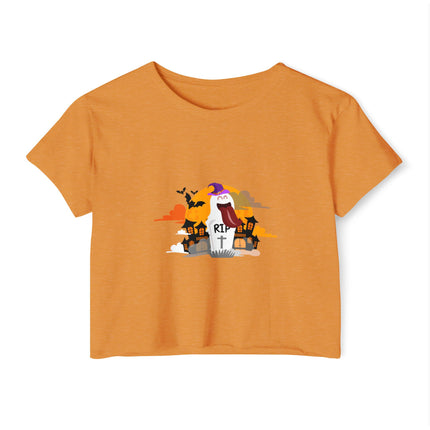 Halloween themed Women's Festival Crop Top