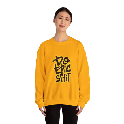 Unisex Heavy Blend Crewneck Sweatshirt mit Typografie-Motiv