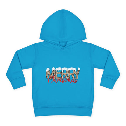 Christmas themed Toddler Pullover Fleece Hoodie
