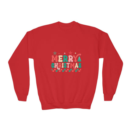 Christmas themed Youth Crewneck Sweatshirt