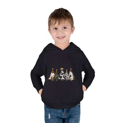 Christmas themed Toddler Pullover Fleece Hoodie