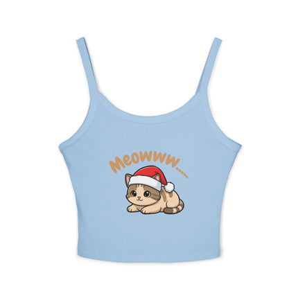 Meowww... Graphic designed Women's Spaghetti Strap Tank Top