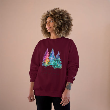 Christmas themed Champion Sweatshirt