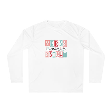 Christmas themed Unisex Performance Long Sleeve Shirt