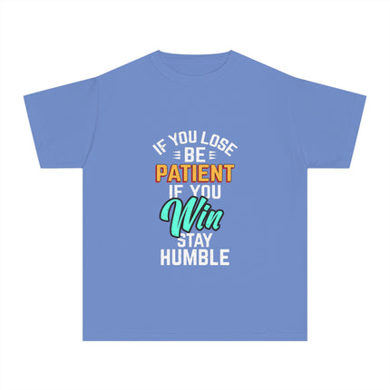 Typography themed Youth Midweight Tee