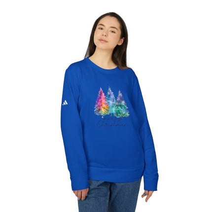 Christmas themed Adidas Unisex Fleece Crewneck Sweatshirt