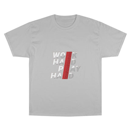 Champion-T-Shirt mit Typografie-Motiv