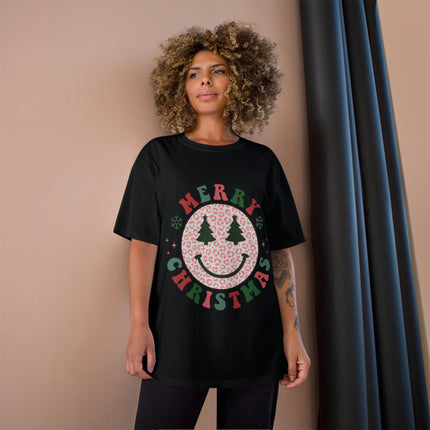 Champion-T-Shirt mit Weihnachtsmotiv