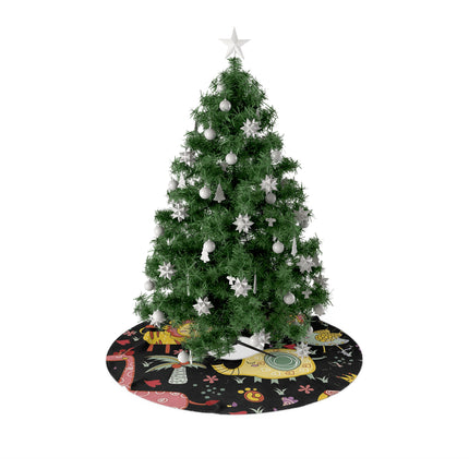 Cute Animal Pattern design themed Christmas Tree Skirts