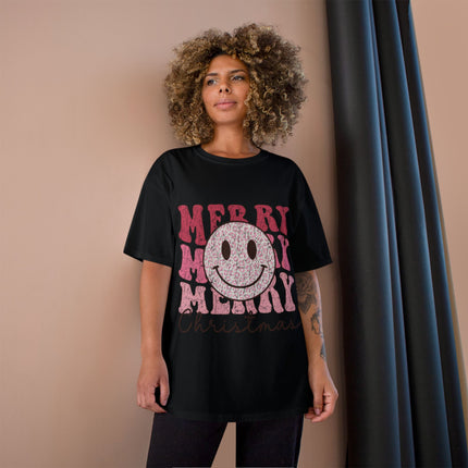 Champion-T-Shirt mit Weihnachtsmotiv