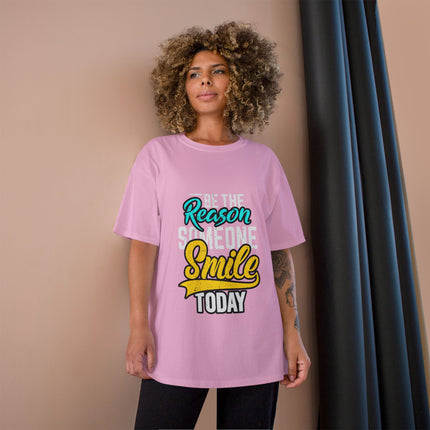 Champion-T-Shirt mit Typografie-Motiv