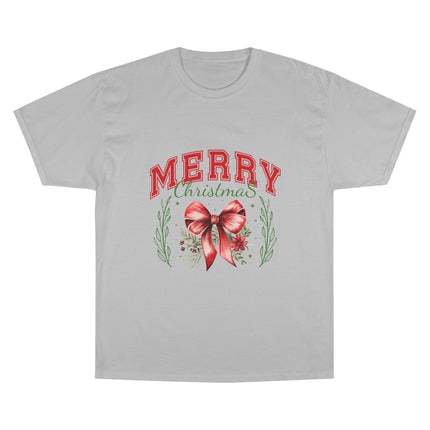 Champion-T-Shirt mit Weihnachtsmotiv