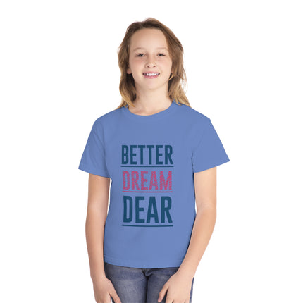 Typography themed Youth Midweight Tee