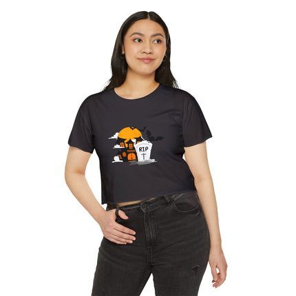 Halloween-Festival-Crop-Top für Damen