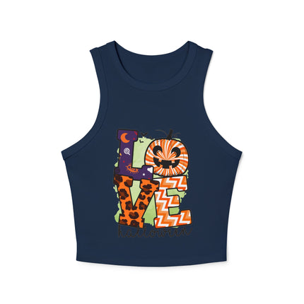 Halloween themed Women's Micro Rib Racer Tank Top