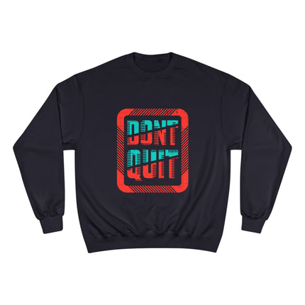 Champion-Sweatshirt mit Typografie-Motiv